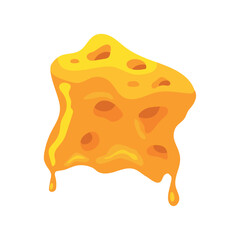 cheese sliced melted hole