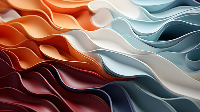 Upclose colorful silk-like background