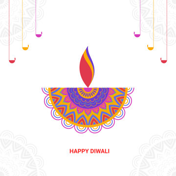 diwali Creative Mandala Deep Artwork I Illustration I Social Media Post
