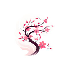 Sakura inspired design.