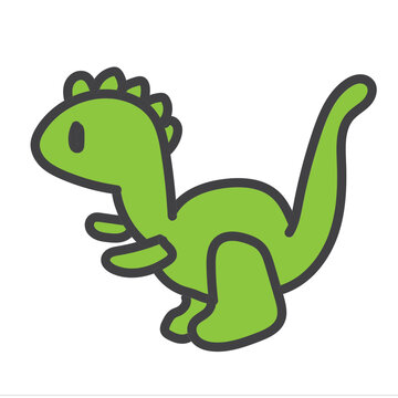 cute green dinosaur, dinosaur silhouette, dinosaur theme