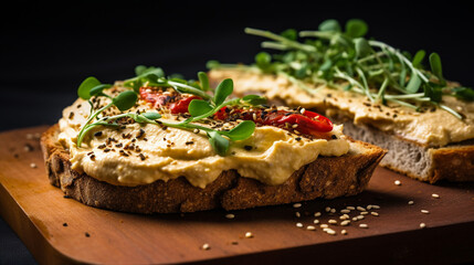Fantastic Vegan Cashew Cheese on the Bread