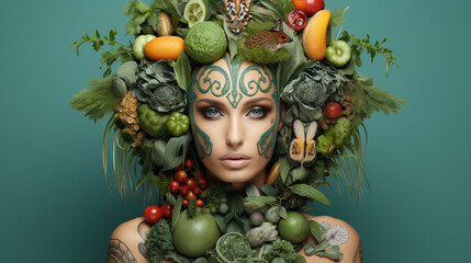 Vegan Food Certified - obrazy, fototapety, plakaty