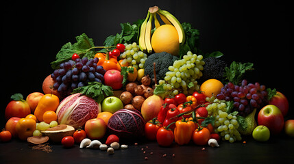Different Fruits and Vegetables