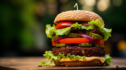 Amazing Healthy Vegan Burger