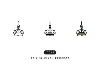 Vacuum Icon. Cleaner Mop Machine Symbol Stock Illustration. Vector Line Icons For UI Web Design And Presentation