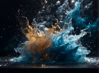 Abstract Artistry Sparkling Mist with a Touch of Magic