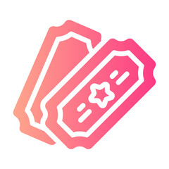 ticket Gradient icon