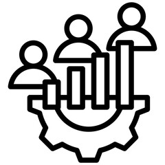Growth Outline Icon