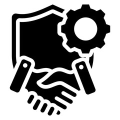 Trust Glyph Icon