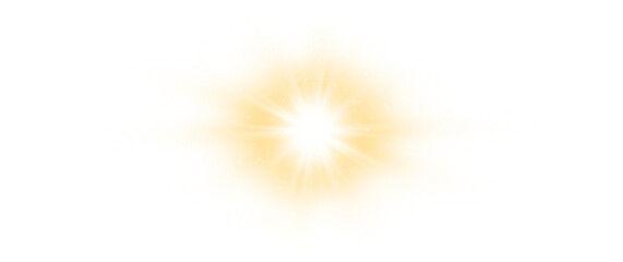 Sun Rays and Light Beams effect