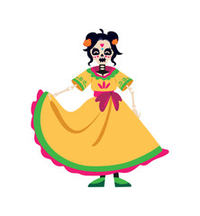 dia de los muertos character