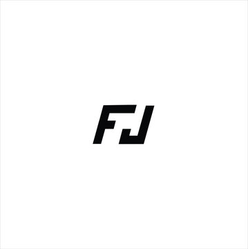fj letter vector logo design