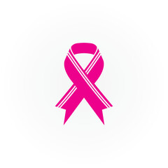 breast cancer awareness,ribbon logo vector template-vector
