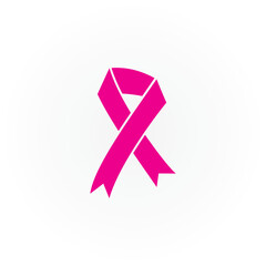 breast cancer awareness,ribbon logo vector template-vector
