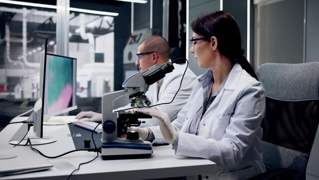 Electronic Lab Factory Worker