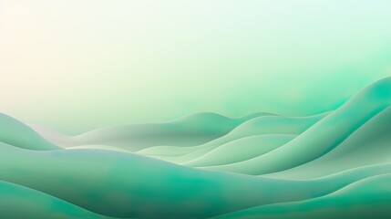 Whispering Pastels: Subtle Green Ombre Gradient Wallpaper