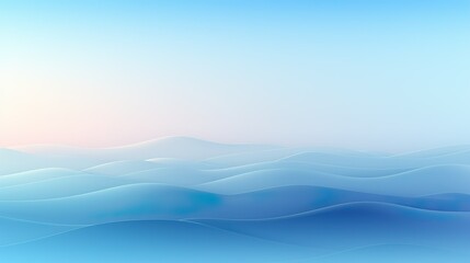 Whispering Pastels: Subtle Blue Ombre Gradient Wallpaper