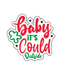  Christmas Sticker Bundle Svg,Christmas-Gnomes-Business-Stickers