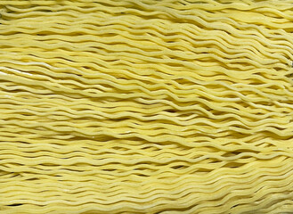 ラーメンのちぢれ乾麺　クローズアップ