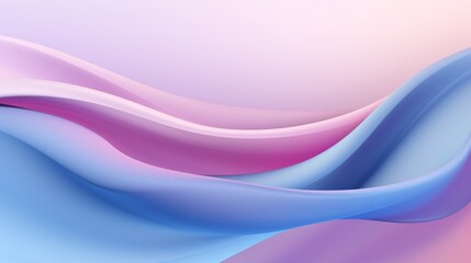 Iridescent Waves of Abstract Silk Background or Webpage