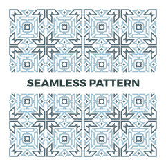 Seamless geometric patterns illustration design