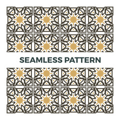 Seamless geometric patterns illustration design