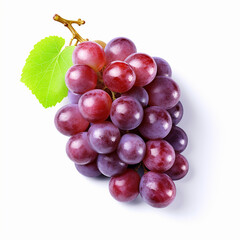 Fototapeta premium Grape fruit on white background