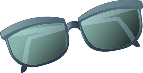 sunglasses realistic illustration isolated on transparent background