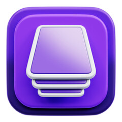 3D Illustration of Apple Configuration Settings