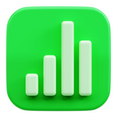 3D Illustration of Numbers App