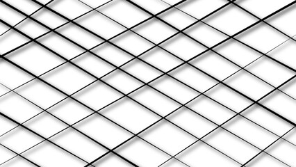 Random chaotic lines. Abstract geometric pattern. Outline monochrome texture.