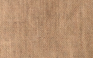 Natural jute burlap texture. Material woven from jute thread.  Vector illustration.