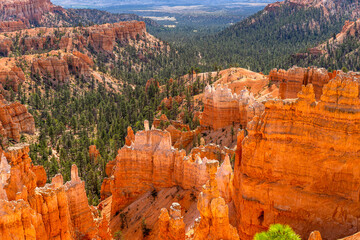 Scenic view from Bryce Point Overlook, Bryce Canyon National Park