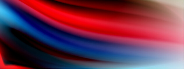 Rainbow color silk blurred wavy line background on white, luxuriously vibrant visually captivating backdrop. Stunning blend of colors reminiscent of rainbow, silky and gracefully blurred wavy pattern