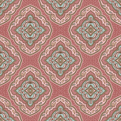SEAMLESS HAND DRAWN BAROQUE KALEIDOSCOPE GEO GEOMETRIC BOHO SKETCH DOODLE PRETTY TEXTILE FABRIC PATTERN SWATCH
