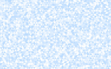 Abstract blue triangular mosaic pattern background. Vector blue triangular mosaic pattern. Abstract geometric polygonal background.