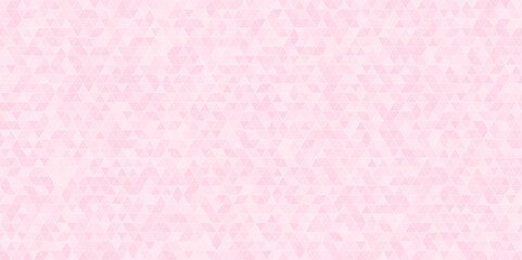 Abstract pink triangular mosaic pattern background. Abstract geometric polygonal background.