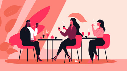 Concept vector illustration of business meeting.