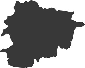 Andorra Map Flat Icon pictogram symbol visual illustration
