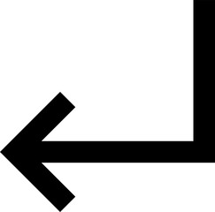 Arrow 39 Glyph Icon pictogram symbol visual illustration