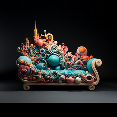 Surreal fantasy sofa
Gerative AI