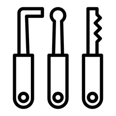 LockPick Icon Design