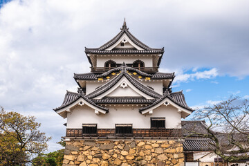 Fototapeta premium Tenshu of Hikone Castle located in Hikone city, Shiga, japan