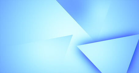 Blue simple geometric patterns abstract triangles background