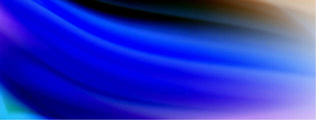 Rainbow color silk blurred wavy line background on white, luxuriously vibrant visually captivating backdrop. Stunning blend of colors reminiscent of rainbow, silky and gracefully blurred wavy pattern