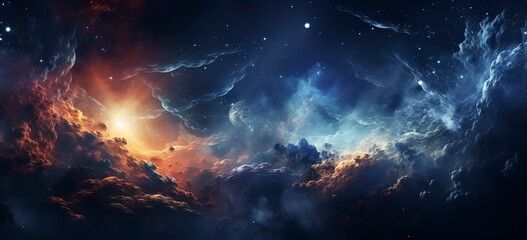 Cosmic Galaxy in Space - obrazy, fototapety, plakaty