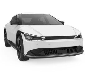 Naklejka premium Sedan Car Isolated