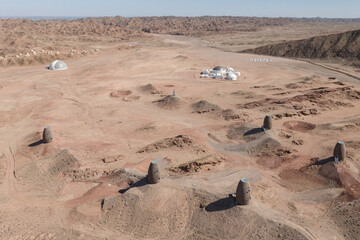 Mars Base in the Gobi Desert in China