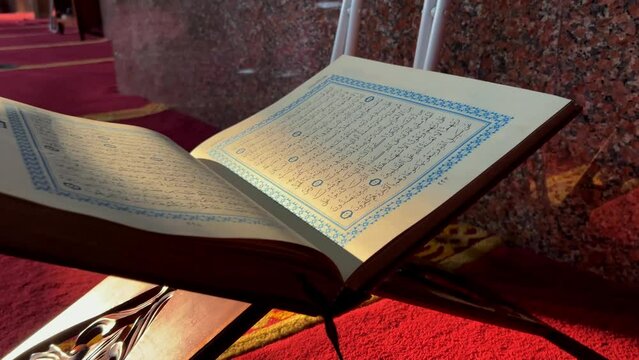 Holy Koran in the mosque